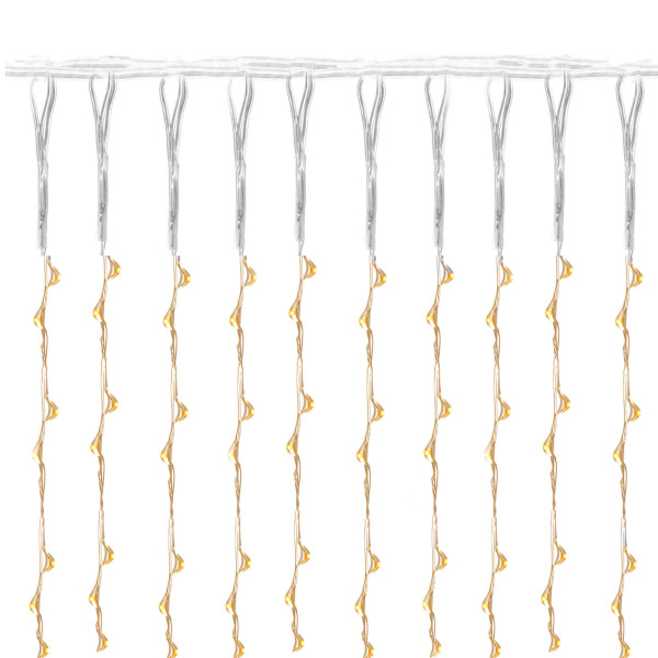 Kurtyna świetlna ciepły biały 300 Led lampki wewnętrzne USB 336003