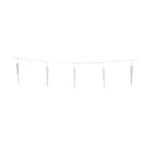 Kurtyna świetlna LED sople zewnętrzna 5,7 m 40 LED IP44 8 trybów timer 1064529 Kurtyna świetlna LED sople zewnętrzna 5,7 m 40 LED IP44 8 trybów timer 1064529