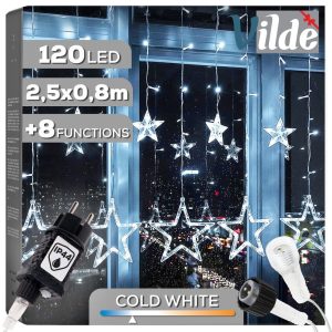 Kurtyna świetlna zewnętrzna 120 LED 2,5 m 811920 Kurtyna świetlna zewnętrzna 120 LED 2,5 m 811920