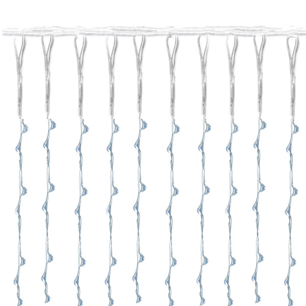 Kurtyna świetlna zimny biały 300 3x3 m Led lampki wewnętrzne USB 336007