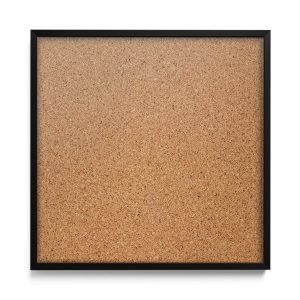 Kwadratowa tablica korkowa czarna rama 50×50 cm + pinezki 529145 Kwadratowa tablica korkowa czarna rama 50×50 cm + pinezki 529145