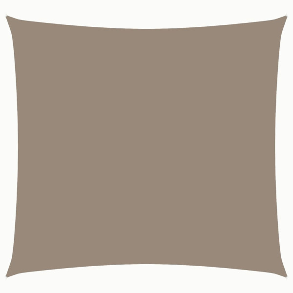 Kwadratowy żagiel ogrodowy, tkanina Oxford, 3,6x3,6 m, taupe 642030