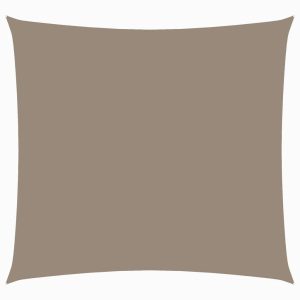 Kwadratowy żagiel ogrodowy, tkanina Oxford, 4,5×4,5 m, taupe 642024 Kwadratowy żagiel ogrodowy, tkanina Oxford, 4,5×4,5 m, taupe 642024