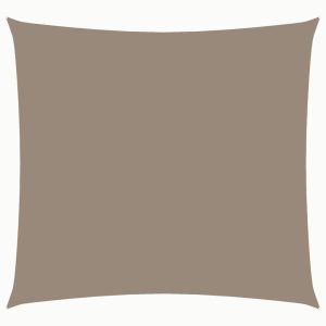 Kwadratowy żagiel ogrodowy, tkanina Oxford, 5×5 m, taupe 642020 Kwadratowy żagiel ogrodowy, tkanina Oxford, 5×5 m, taupe 642020