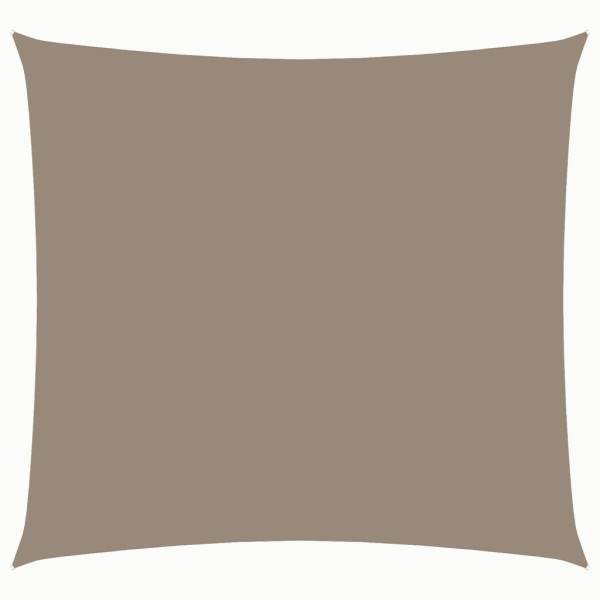 Kwadratowy żagiel ogrodowy, tkanina Oxford, 5x5 m, taupe 642020
