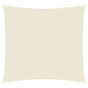 Kwadratowy żagiel ogrodowy z tkaniny oxford, 3,6×3,6 m, kremowy 641993 Kwadratowy żagiel ogrodowy z tkaniny oxford, 3,6×3,6 m, kremowy 641993