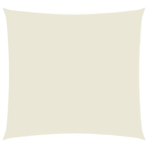 Kwadratowy żagiel ogrodowy z tkaniny oxford, 3,6x3,6 m, kremowy 641993