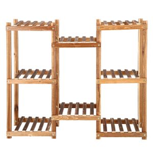 Kwietnik drewniany 70 cm stojak na kwiaty z 8 półkami 401183 Kwietnik drewniany 70 cm stojak na kwiaty z 8 półkami 401183