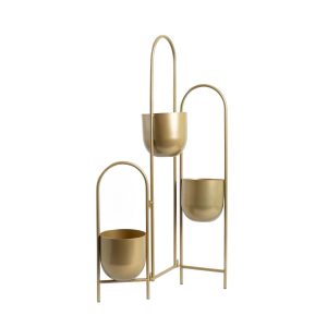 Kwietnik FLOERO metalowy złoty 49x14x80 cm HOMLA 913530 Kwietnik FLOERO metalowy złoty 49x14x80 cm HOMLA 913530