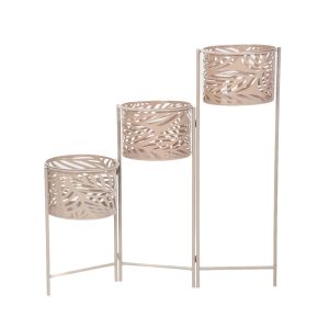Kwietnik FLOERO z ażurowymi donicami 64x24x75 cm HOMLA 922504 Kwietnik FLOERO z ażurowymi donicami 64x24x75 cm HOMLA 922504