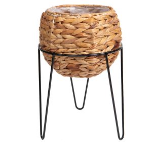 Kwietnik Hiacynt 39 cm brązowy 42363 Kwietnik Hiacynt 39 cm brązowy 42363