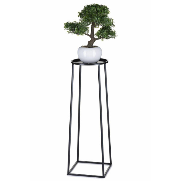 Kwietnik industrialny czarny stojak 70 cm LOFT 89276