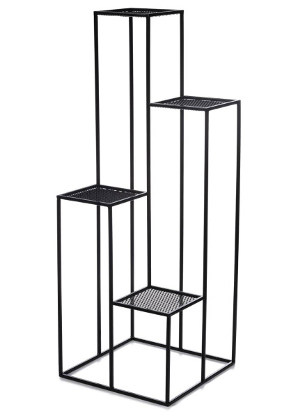 Kwietnik KASKADA czarny 110 cm siatka metalowy LOFT 88056