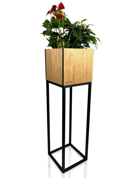 Kwietnik LOFT FIORINO dąb 22x22x80 cm 411438