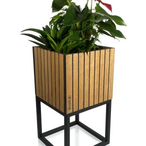 Kwietnik LOFT FIORINO lamele 22x22x40 cm 411434 Kwietnik LOFT FIORINO lamele 22x22x40 cm 411434