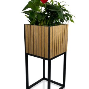 Kwietnik LOFT FIORINO lamele 22x22x50 cm 411439 Kwietnik LOFT FIORINO lamele 22x22x50 cm 411439