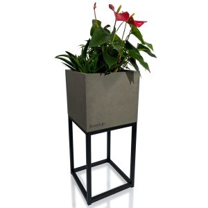 Kwietnik LOFT FIORINO szary 22x22x50 cm 411451 Kwietnik LOFT FIORINO szary 22x22x50 cm 411451