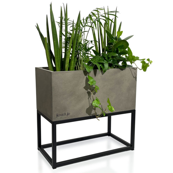 Kwietnik LOFT FIORINO szary 42x22x40 cm 411467