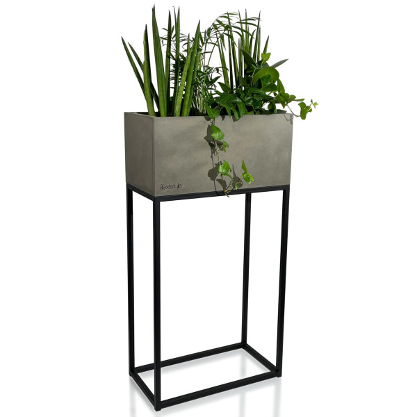 Kwietnik LOFT FIORINO szary 42x22x80 cm 411429