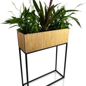 Kwietnik loftowy FIORINO dąb 62x22x80 cm 411456 Kwietnik loftowy FIORINO dąb 62x22x80 cm 411456