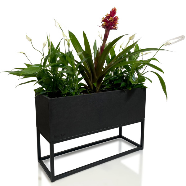 Kwietnik loftowy FIORINO metalowy 62x22x40 cm 411444