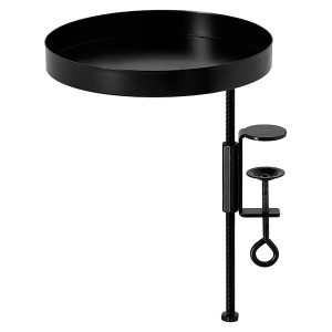 Kwietnik metalowy 18 cm czarny 56195 Kwietnik metalowy 18 cm czarny 56195