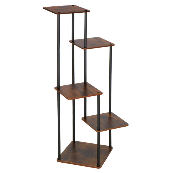 Kwietnik metalowy 5 półek 105,5 cm nowoczesny stojak na kwiaty loft 522850