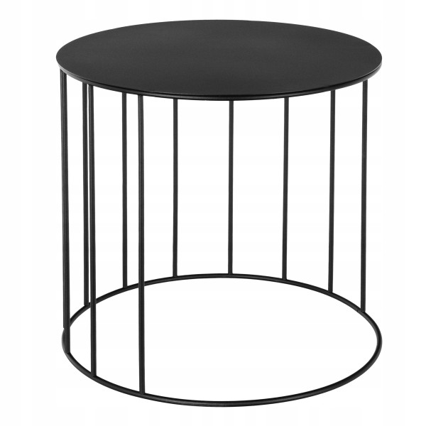 Kwietnik metalowy stojący loft 29 cm druciany stolik 667802