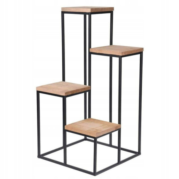 KWIETNIK metalowy STOJAK na kwiaty KASKADA 68 cm 383204