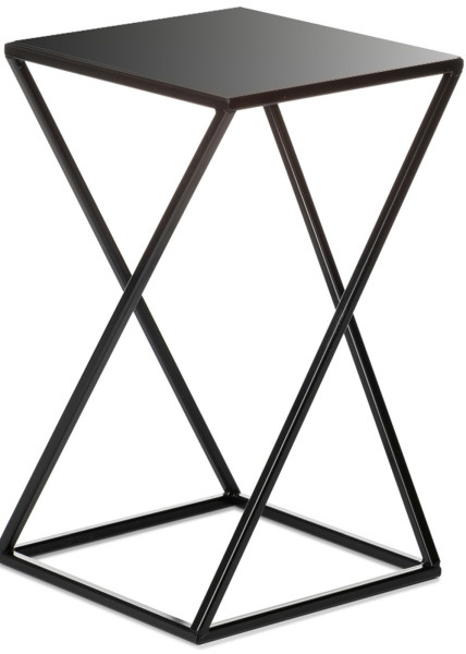 Kwietnik nowoczesny czarny stojący 40 cm 88095
