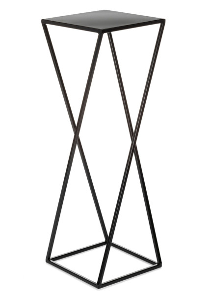 Kwietnik nowoczesny czarny stojący 70 cm LOFT 88139