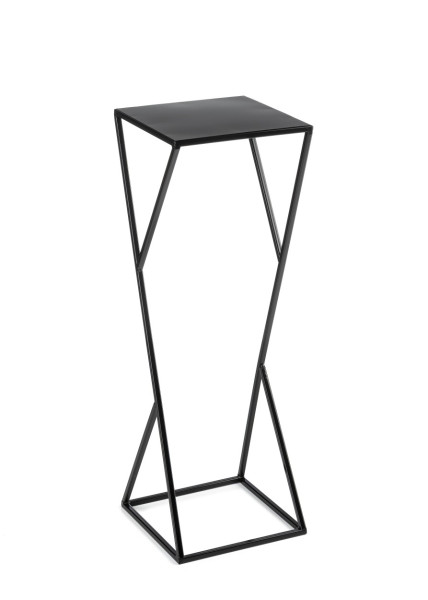 Kwietnik nowoczesny LOFT czarny 70 cm metalowy 88161
