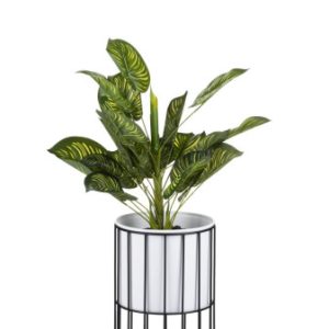 Kwietnik nowoczesny z osłonką 42 cm LOFT metalowy 89253