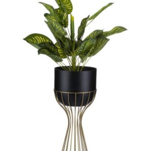 Kwietnik nowoczesny z osłonką 56 cm LOFT metal 89258