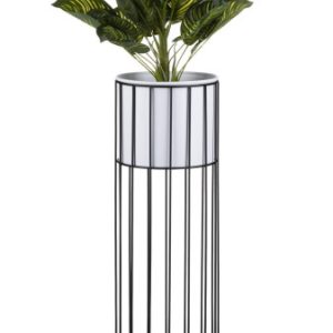 Kwietnik nowoczesny z osłonką 70 cm LOFT metalowy 89234