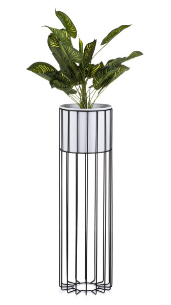Kwietnik nowoczesny z osłonką 70 cm LOFT metalowy 89234
