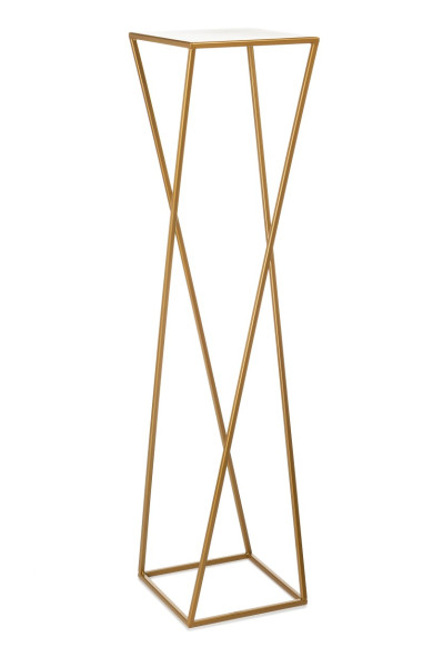 Kwietnik nowoczesny złotym stojący 100 cm 88116