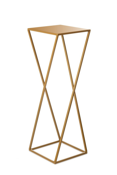 Kwietnik nowoczesny złotym stojący 70 cm 87874