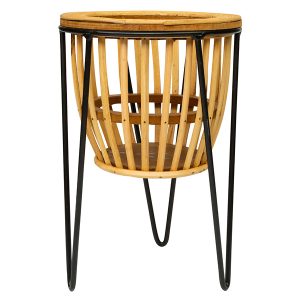 Kwietnik rattanowy 28,7 cm brązowy 47273