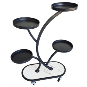 Kwietnik, Regał, Stojak Na Kwiaty Metalowy Na Kółkach 50X 25X 80Cm Sz43Cz 812621 Kwietnik, Regał, Stojak Na Kwiaty Metalowy Na Kółkach 50X 25X 80Cm Sz43Cz 812621