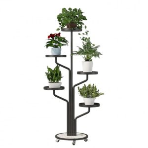 Kwietnik, Regał, Stojak Na Kwiaty Metalowy Okrągły Na Kółkach 130Х40Cm 812619 Kwietnik, Regał, Stojak Na Kwiaty Metalowy Okrągły Na Kółkach 130Х40Cm 812619
