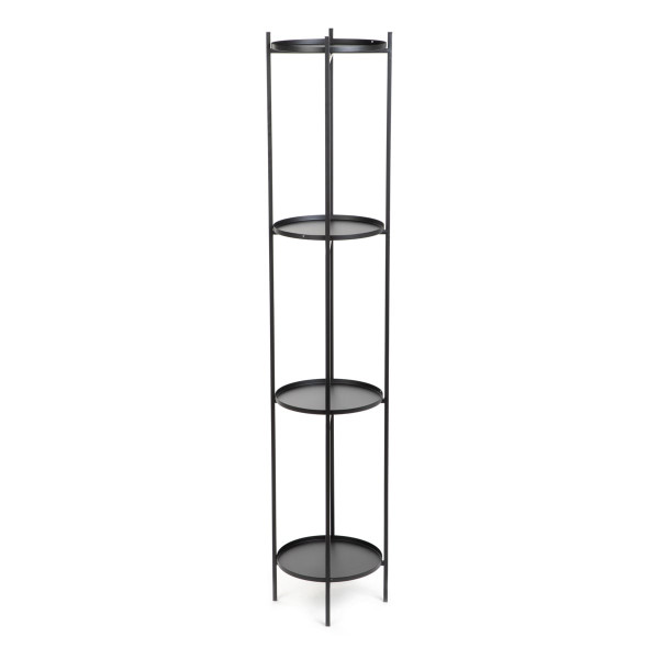 Kwietnik ROH czteropoziomowy czarny 25x131 cm HOMLA 922501