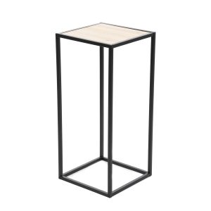 Kwietnik ROH metalowy czarny 27x27x60 cm HOMLA 922498 Kwietnik ROH metalowy czarny 27x27x60 cm HOMLA 922498