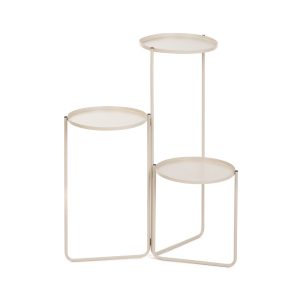Kwietnik ROH trzypoziomowy beżowy 25x48x70 cm HOMLA 922499 Kwietnik ROH trzypoziomowy beżowy 25x48x70 cm HOMLA 922499