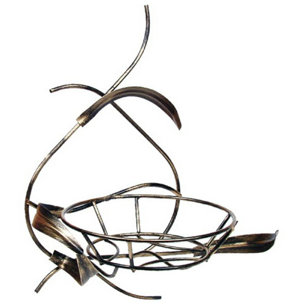 Kwietnik ścienny metalowy wiszący na 1 kwiatek 431269