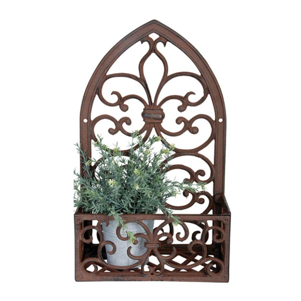 Kwietnik ścienny żeliwny vintage Esschert Design 741395