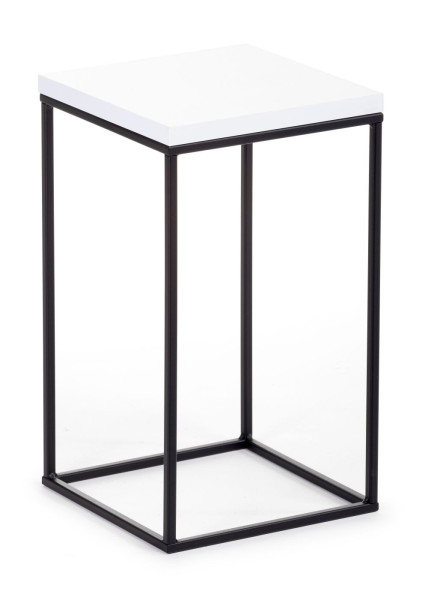 Kwietnik stojący 40 cm BasicLoft biały 88104