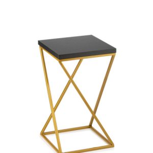 Kwietnik stojący 40 cm blat czarno złoty LOFT 88044 Kwietnik stojący 40 cm blat czarno złoty LOFT 88044