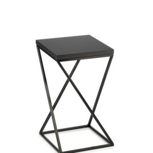 Kwietnik stojący 40 cm blat MDF czarny LOFT 88167 Kwietnik stojący 40 cm blat MDF czarny LOFT 88167