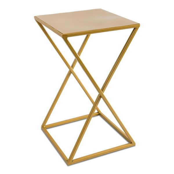 Kwietnik stojący 40 cm złoty nowoczesny GLAM 88002